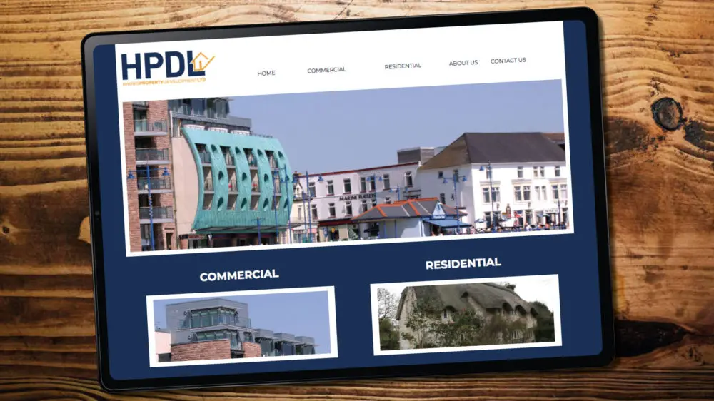 web design for property developer in Bridgend