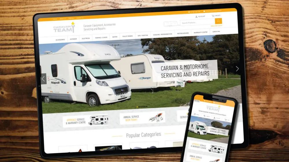 Caravan Services Web Design