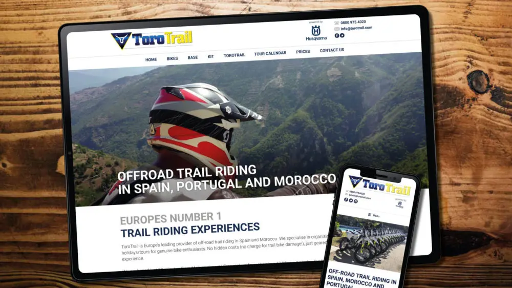 Motorcycle Business Website Designer Web Visual