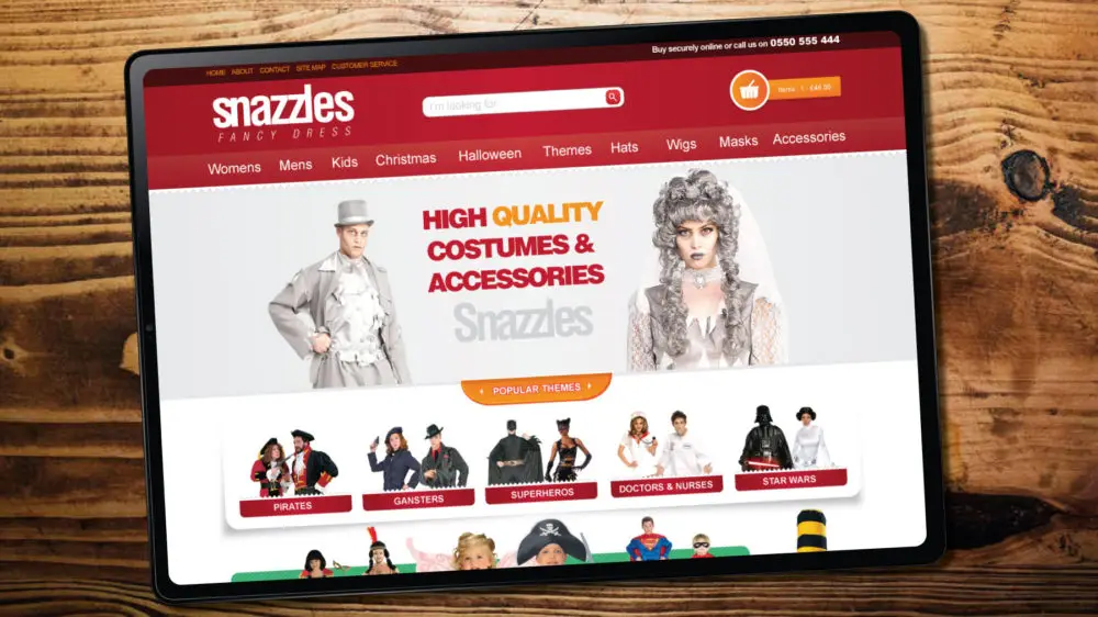 Fancy Dress Magento Ecommerce Web Designer in Swansea