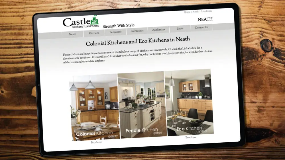 Kitchen Supplier Web Design