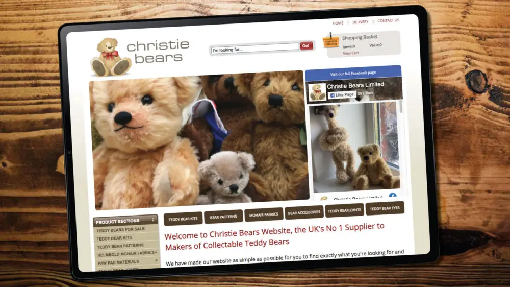 Teddy Bear Making eCommerce Website Designers