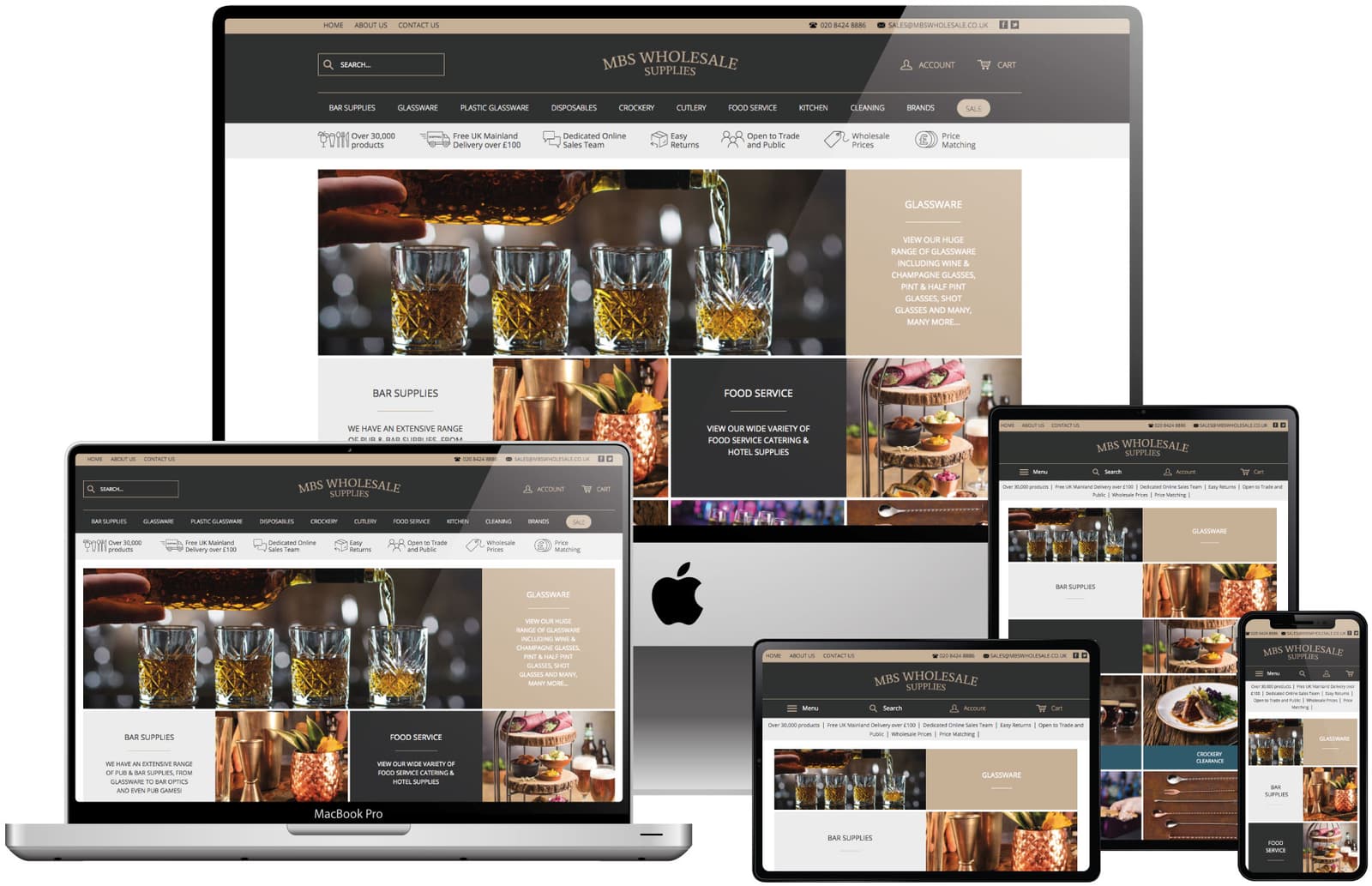 Website Designer creating Bespoke Web Design and expert Web Development helping your business stand out from the competition.